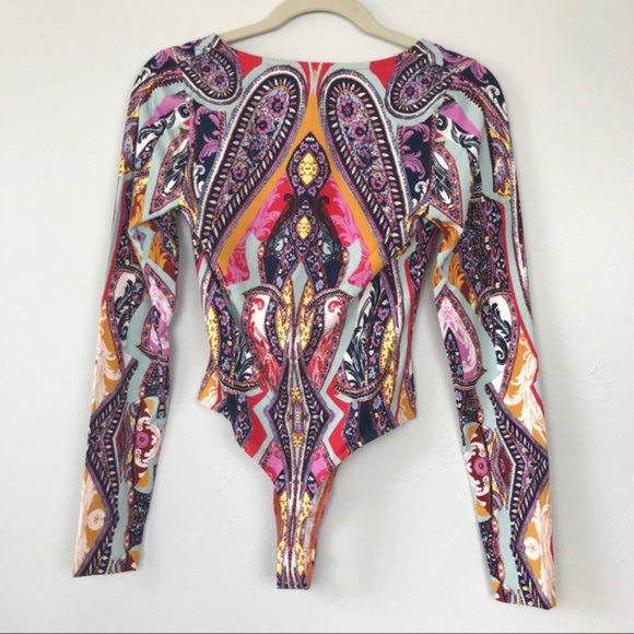 🆕 FREE PEOPLE 🌺 Intimately Thong Bodysuit Top - Picture 5 of 6